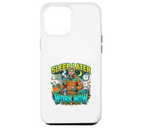 Dormez Plus Tard, travaillez Maintenant ! Night Shift Hustle Coque pour iPhone 12 Pro Max