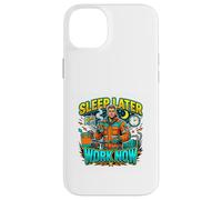 Dormez Plus Tard, travaillez Maintenant ! Night Shift Hustle Coque pour iPhone 14 Plus