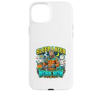 Dormez Plus Tard, travaillez Maintenant ! Night Shift Hustle Coque pour iPhone 15 Plus