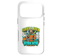 Dormez Plus Tard, travaillez Maintenant ! Night Shift Hustle Coque pour iPhone 17 Pro