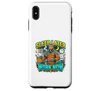 Dormez Plus Tard, travaillez Maintenant ! Night Shift Hustle Coque pour iPhone XS Max