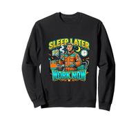 Dormez Plus Tard, travaillez Maintenant ! Night Shift Hustle Sweatshirt