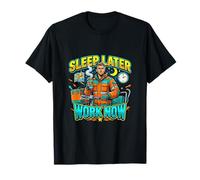 Dormez Plus Tard, travaillez Maintenant ! Night Shift Hustle T-Shirt