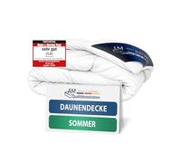 DormiGood - Couette 135x200-100% Duvet - légère et Respirante - Couverture Fine pour d'été - édredon Duvet - 200g de garnissage - Idéal pour Les températures Chaudes - Couette été 135 x 200 cm