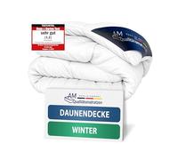 DormiGood - Couette 135x200 Chaude - 100% Duvet - Doux et Confortable - Couverture épaisse pour l'hiver - édredon Duvet - 900g de garnissage - Idéal pour Les Nuits Froides - 135 x 200 cm