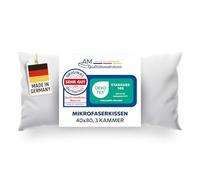 DormiGood Oreiller Premium en Microfibre 40x80 cm - Fabriqué en Allemagne - Oreiller 40x80cm avec garnissage Sensofill Haute qualité - Coussin certifié Oeko-TEX avec taie d'oreiller 100% Coton