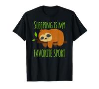 Dormir est Mon Paresseux Kawaii favori T-Shirt