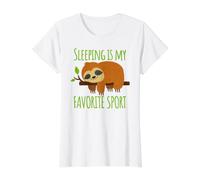 Dormir est Mon Paresseux Kawaii favori T-Shirt Graphique avec Valeur