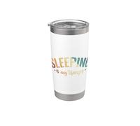 Dormir est mon rêve thérapeutique fatigué Gobelet isotherme en acier inoxydable double paroi