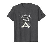 Dormir sous Les étoiles : Aventure de Camping Confortable T-Shirt, Homme, Chiné Foncé, L