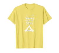 Dormir sous Les étoiles : Aventure de Camping Confortable T-Shirt, Homme, Citron, 3XL