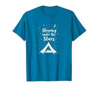 Dormir sous Les étoiles : Aventure de Camping Confortable T-Shirt, Homme, Saphir, 3XL