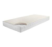 Dormisette Q59 Protège-Matelas en Molleton, en calmuc pour Matelas de 180/200 cm Blanc Brut