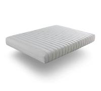 DORMISSIMO Matelas 140x190 cm - 100% Latex Naturel | Hauteur 20 cm | Fermeté Moyenne (3/5) | Noyau Écologique avec Housse Coton & Lin