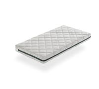 DORMISSIMO Matelas Bebe 57x117 Bamboo Epaisseur 11 cm Adaptable, avec Particules Naturelles et Respirantes