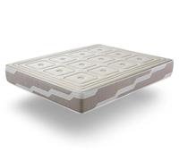 DORMISSIMO Matelas Naturel 140X190 Organic Natura, Épaisseur 26 CM 100% Coton et Lin Fermeté 3/5 Moyenne