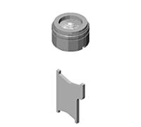Dornbracht 90230102607-00 avec fente M24x1, 8,0l/min- chromé