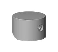 Dornbracht base de levier en laiton 90208804000-00 x 64 mm chromé