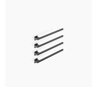 Dornbracht chauffe-serviettes, 4 positions, saillie à droite, largeur 600mm, 83314980-33, Couleur: Noir Mat