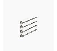 Dornbracht chauffe-serviettes, 4 positions, saillie à droite, largeur 610mm, 83314979-19, Couleur: Chrome foncé