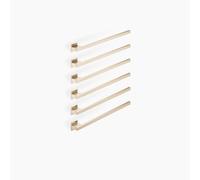 Dornbracht chauffe-serviettes, 6 positions, saillie à droite, largeur 600mm, 83316980-46, Couleur: Champagne brossé