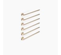 Dornbracht chauffe-serviettes, 6 positions, saillie à droite, largeur 610mm, 83316979-46, Couleur: Champagne brossé
