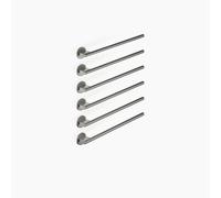 Dornbracht chauffe-serviettes, 6 positions, saillie à droite, largeur 610mm, 83316979-99, Couleur: Dark Platinum brossé