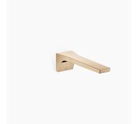 Dornbracht CL.1 Bec déverseur mural pour lavabos sans garniture de vidage, saillie 200mm, 13800705-46, Couleur: Champagne brossé
