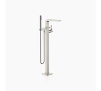 Dornbracht CL.1 Mitigeur monocommandé pour bain avec tube de trop-plein, pour montage indépendant avec garniture de douche flexible, 25863705-06, Couleur: Platine Mat