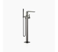 Dornbracht CL.1 Mitigeur monocommandé pour bain avec tube de trop-plein, pour montage indépendant avec garniture de douche flexible, 25863705-99, Couleur: foncé Platine mat