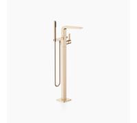 Dornbracht CL.1 Mitigeur monocommandé pour bain avec tube de trop-plein, pour montage indépendant avec garniture de douche flexible, 25863705-46, Couleur: Champagne brossé