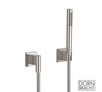 Dornbracht CL.1 Set de douche avec raccord mural coudé et support, 1 jet, 27808980-06,
