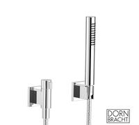 Dornbracht CL.1 Set de douche avec raccord mural coudé et support, 1 jet, 27809985-00,