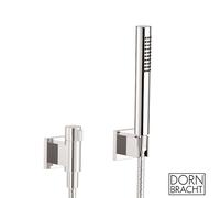 Dornbracht CL.1 Set de douche avec raccord mural coudé et support, 1 jet, 27809985-06,