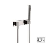 Dornbracht CL.1 Set de douche avec raccord mural coudé et support, 1 jet, 27818980-08,