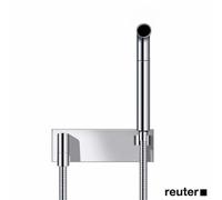Dornbracht CL.1 Set de douche avec raccord mural coudé et support, 1 jet, 27838979-00,