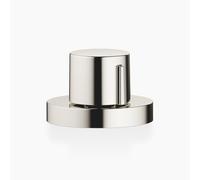 Dornbracht Commande de vidage excentrée avec bouton rotatif, habillage rond, 10710970-08,