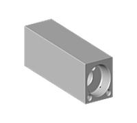 Dornbracht connecteur 093001132-00 093001132 52 x 54 x 135 mm chromé