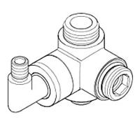 Dornbracht conversion (sans poignée) tête à douche à main, platine mat