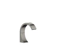 Dornbracht Cyo bec autoportant 13715811-99 pour lavabo, saillie 133 mm, sans garniture de vidange , Dark Platinum mat
