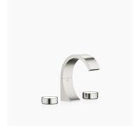 Dornbracht CYO Mélangeur de lavabo à trois trous avec garniture d'écoulement, sans élément de design, saillie 133mm, 20710811-06, Couleur: Platine Mat