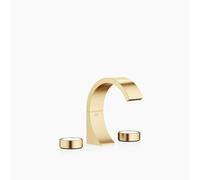 Dornbracht CYO Mélangeur de lavabo à trois trous avec garniture d'écoulement, sans élément de design, saillie 133mm, 20710811-28, Couleur: Laiton brossé