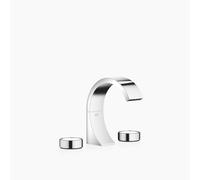 Dornbracht CYO Mélangeur de lavabo à trois trous avec vidage sans élément de design, saillie 133 mm, 20710811-00, Couleur: chrome