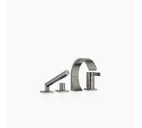 Dornbracht CYO Mitigeur de bain à 4 trous pour montage sur bord de baignoire ou de carrelage, saillie 167 mm, 27632811-99, Couleur: foncé Platine mat