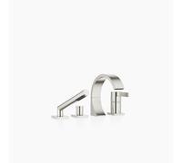 Dornbracht CYO Mitigeur de bain à 4 trous pour montage sur bord de baignoire ou sur bord de carrelage, saillie 167mm, 27632811-06, Couleur: Platine Mat