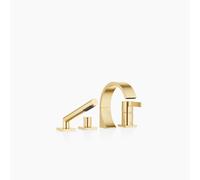 Dornbracht CYO Mitigeur de bain à 4 trous pour montage sur bord de baignoire ou sur bord de carrelage, saillie 167mm, 27632811-28, Couleur: Laiton brossé