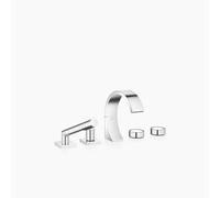 Dornbracht CYO Mitigeur de bain à cinq trous pour montage sur bord de baignoire ou de carrelage, saillie 167mm, 27523811-00, Couleur: chrome