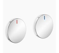 Dornbracht CYO SET d’insert de poignée avec marquage Chaud (rouge)/Froid (bleu), 11284811-00,