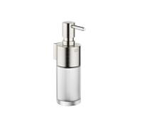 Dornbracht distributeur 83435970-06 modèle mur, une bouteille en verre de cristal, mat, mat de platine