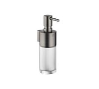 Dornbracht distributeur 83435970-99 modèle de paroi, une bouteille en verre de cristal, mat, platine noir mat